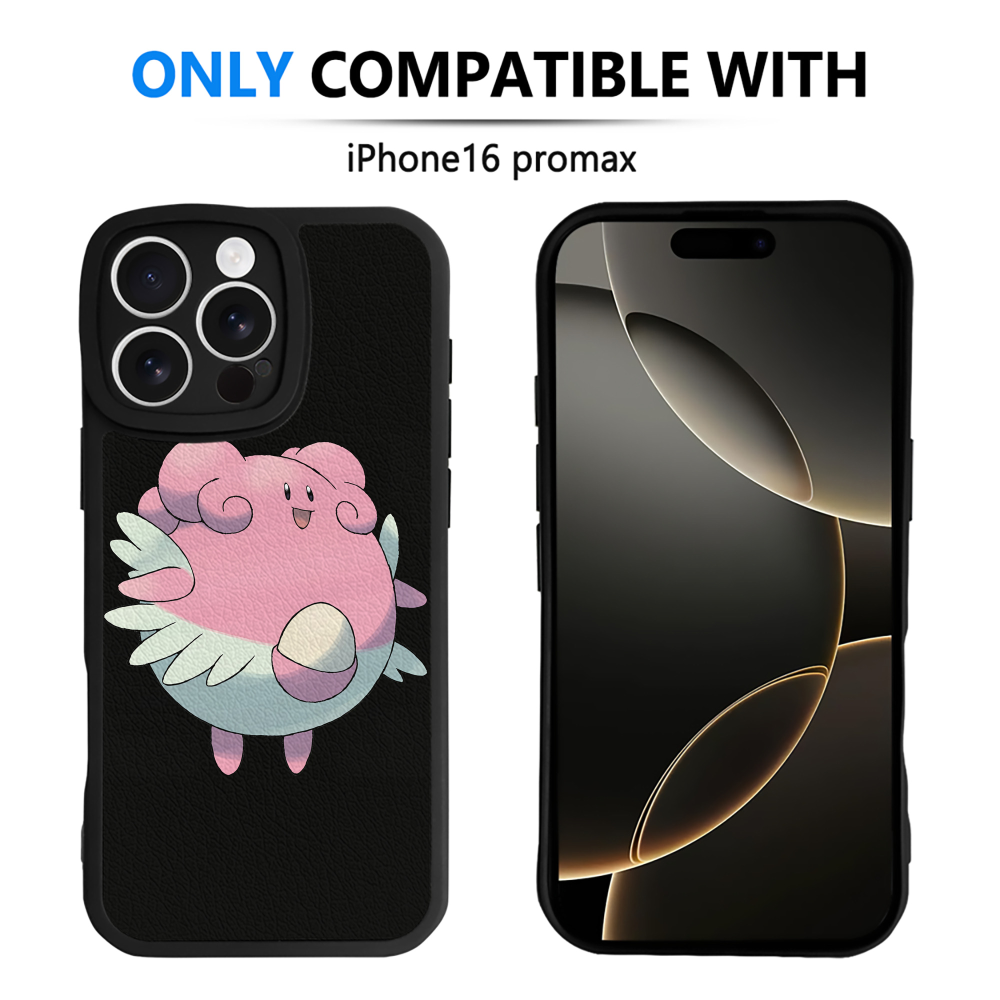 （画像用） ポケットモンスター Pokémon 【iPhone 16シリーズ対応】シリコンスマホケース（レザー調） 材質：シリコン